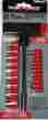 0060167 Task Force New T-bar 21 Piece Driver Sockets And Bit Sets Made By