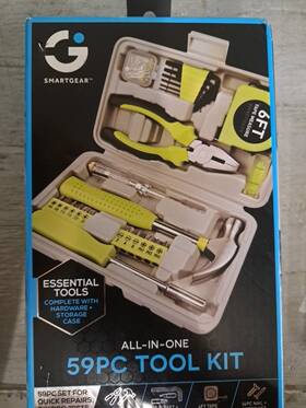 Stg-6463-jb 030698064633 Smart Gear 53 Piece Multi-purpose Household Tool Kit - New / Sealed