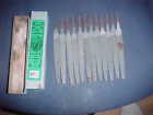 03367 Nicholson Nos Flat Bastard Metal Files File Lot In Box