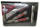 076812120540 Sheffield 3-piece Knife Multi-tool