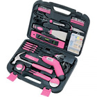 0884540004670 Pc Pink Ladies Tool Set Women Case Wrench