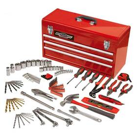 8836 1-year 24 Inch 3-drawer Steel Tool Chest With Bonus Set 118-piece