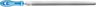 11102p Pferd Three Square File Diy Packaged Smooth Cut 097758001113