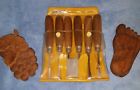 1290 General Tools Vintage Wood Woodworking Chisels Carving Piece Set