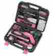 Hyv-2056 135-piece Apollo Precision Tools Dt0773n1 Household Pink Tool Kit Donation Mad 757104156736