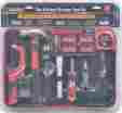 1754-0 Toolrich Emergency Home Tool Repair Kit 37 Pcs Set Flashlight Hammer Needle Nose Pliers