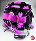 181272000438 The Original Pink Box Girl Bag 30 Pcs Hand Tool Set Hammer Pliers Wrench Bit Driver Screwdrivers