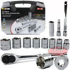 0357948 19305 Piece Drive Socket Set Sae Mechanics Tools Wrench 035794193058