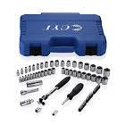 1c4174123 Hosmile Cyi Universal Mechanics Tool Set Ratchet Wrench Case 65pc Kit Standard Metric