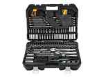2-inch Dewalt New 200 Piece Mechanics Tool Set 1 4 3 8 Drive Ratchets Socket