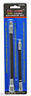 2037 2-pc 144 Cal Hawk Tools Flex Extension Bits 1 4 Drive X 6 Long 3 8 Chrome Vanadium