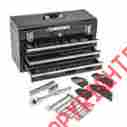H200mtsmb 200-pieces Husky Mechanics Tool Set In Metal Box Stainless Steel Hand Multi-tool
