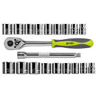 20198uy6 Craftsman Tool Set Evolv 20pc 3 8in Drive Sockets Ratchet Standard Metric New 780437623194