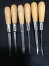 21450 Nicholson Usa Vintage Flat Float Bent Riffler Set File Wood