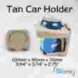 2xtan Unbranded Generic Car Cup Bottle Glasses Drink Beverage Holder Stand Plastic Material
