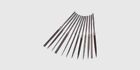31675 Grobet Swiss Pattern Needle Files Inch Set Of Cut