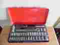 40ms Illinois Industrial Tool 39 Piece Socket Ratchet Wrench Set In Red Metal Case-new