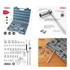 4321933554 Hispec Tools Socket Wrenches Piece Sae Metric Set 884540035896