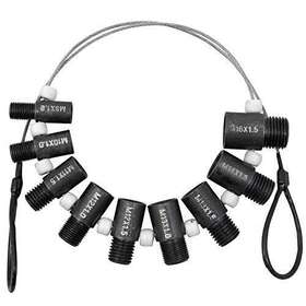 4lifetimelines 811701034184 Metric Brake Line Fitting Thread Size Gauge