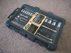 53 Pc Blue Hawk 1 4 Inch And 3 8 Drive Socket Bit Tool Set 711688201305