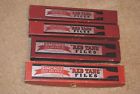 73-55350 Simonds Nos Red Tang Files With Boxes Extra Slim Taper