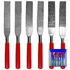 74330df Pc Flat Diamond Grit File Free Shipping Tools 706569024449