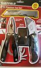 76812 12324 Sheffield Pc Precision Tool Set In Folding Multi Utility Knife