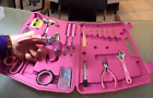 842022100180 Unbranded Pink Toolbox Set Screwdrivers Crescent Wrench Slip