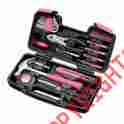 85190 Apollo 39 Piece Tool Set Hammer Pliers Drivers Screwdriver Kit Home Repair Pink W Case 0761675985190