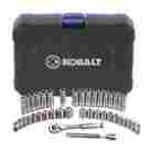 0991986 87218 Kobalt Universal 38 Piece Standard Sae And Metric Mechanics Tool Set W Case 099198872186