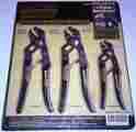 945191 Sears Craftsman Professional Robogrip 3 Plier Set Black Case Made In Usa