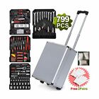 990742269851 Zimtown Pcs Mechanics Tool Kit Wrenches Socket Case