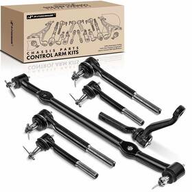 A-premium Apca1336 A-premium Set Of 6 Front Inner Outer Tie Rod End Idler Arm Center Link Co