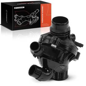 Aptha0134 A-premium Engine Coolant Thermostat Housing Assembly Compatible With Bmw X5 1