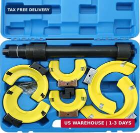 Acymner Am803-2 Interchangeable Fork Strut Macpherson Spring Compressor Kit Universal Coil Extra