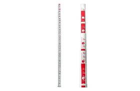 Adirpro 819598020990 Surveyors Oval Shaped Fiberglass Leveling Rod 25ft Feet/tenths
