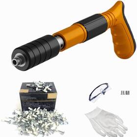 W452-as Aifeelife Manual Mini Steel Nail Gun Power Adjustable Wall Guns For Ceiling Porta
