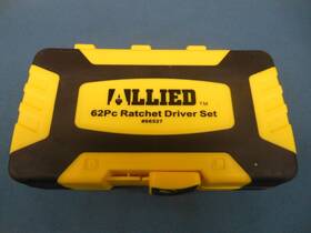 Allied 035794665272 Tools 66527 Home Repair 62 Piece Ratcheting Driver Set Missing 2 Bits