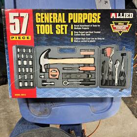 39013 Allied 1998 57 Piece General Purpose Tool Set Brand New Never Opened