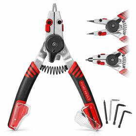 941336 Alltrade Powerbuilt Snap Ring Pliers With Combination Internal External Switch Revers