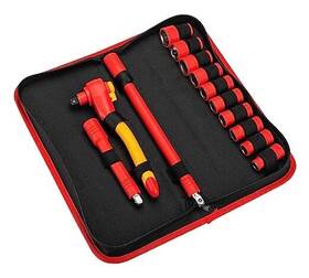642937 Alltrade Tools 13-piece Vde Tool Set Insulated Ratchet Sockets Extensions High 13 Piece