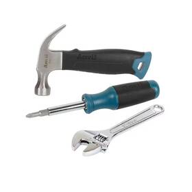 Anvil 445002930994 3-piece Home Tool Kit With Hammer Wrench And Screwdriver