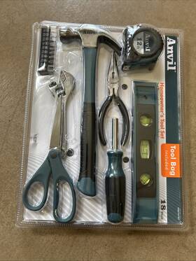 Anvil 884540167719 Homeowners Tool 18pc Set /
