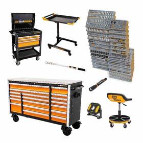 Apex Tool Group 099575112683 Gearwrench Megamod1268 1268-pc Master Technician Set Modular Trays With Storage