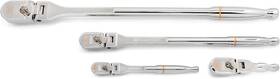 81230xp Apex Tool Group Gearwrench 4 Piece 1/4 Inch 3/8 And 1/2 Drive 120xp Full Polish Flex Handle Tear