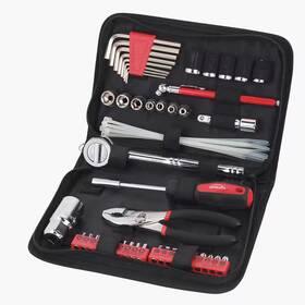 Apollo 445013052098 Auto Tool Set In Zipper Case 56-piece