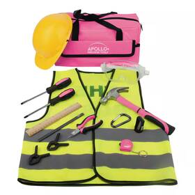 Apollo 445037967941 My First Tool Kit In Pink 14-piece
