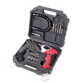 79856054 Apollo Tools Dt4944 3.6 Volt Rechargeable Screwdriver With 45pc Accessory Set