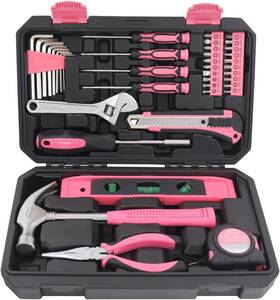Dt9711p Apollo Tools 39 Piece General Household Tool Set In Toolbox Storage Case With Es