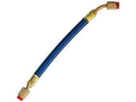 Mh380001bab Appion 818369010772 - Megaflow 3/8in Hose 1 Ft 1/4fl To 1/4fl-45 Blue
